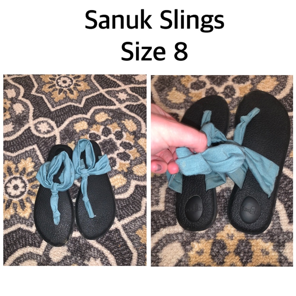 Sanuk Women’s Slings (teal)